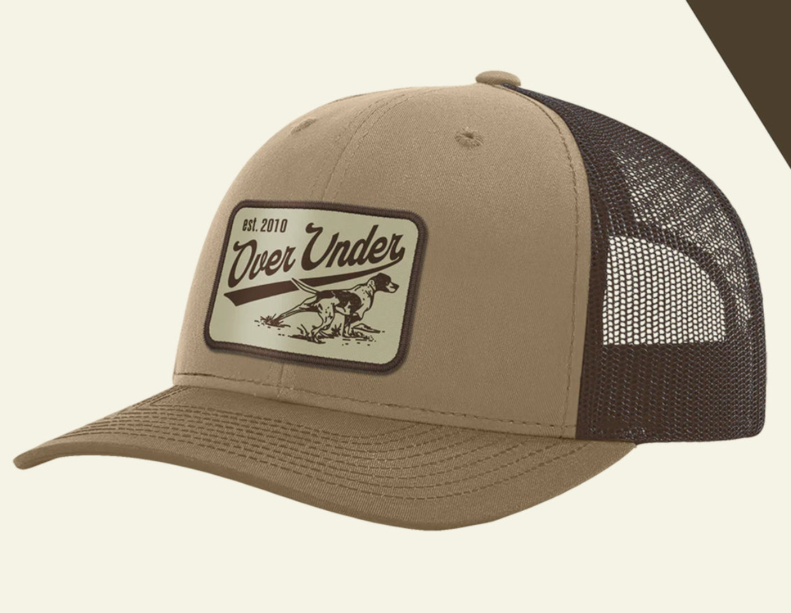 Over under youth mesh back O/U pointer - field tan hat