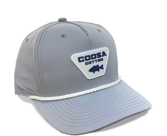 Coosa Cotton PERFORMANCE ROPE HAT- GREY