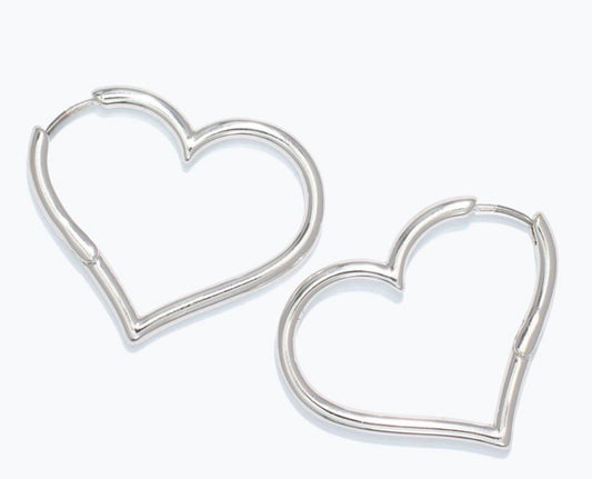 Periwinkle By Barlow Fun silver hinged hearts