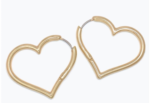 Periwinkle By Barlow Fun gold hinged hearts