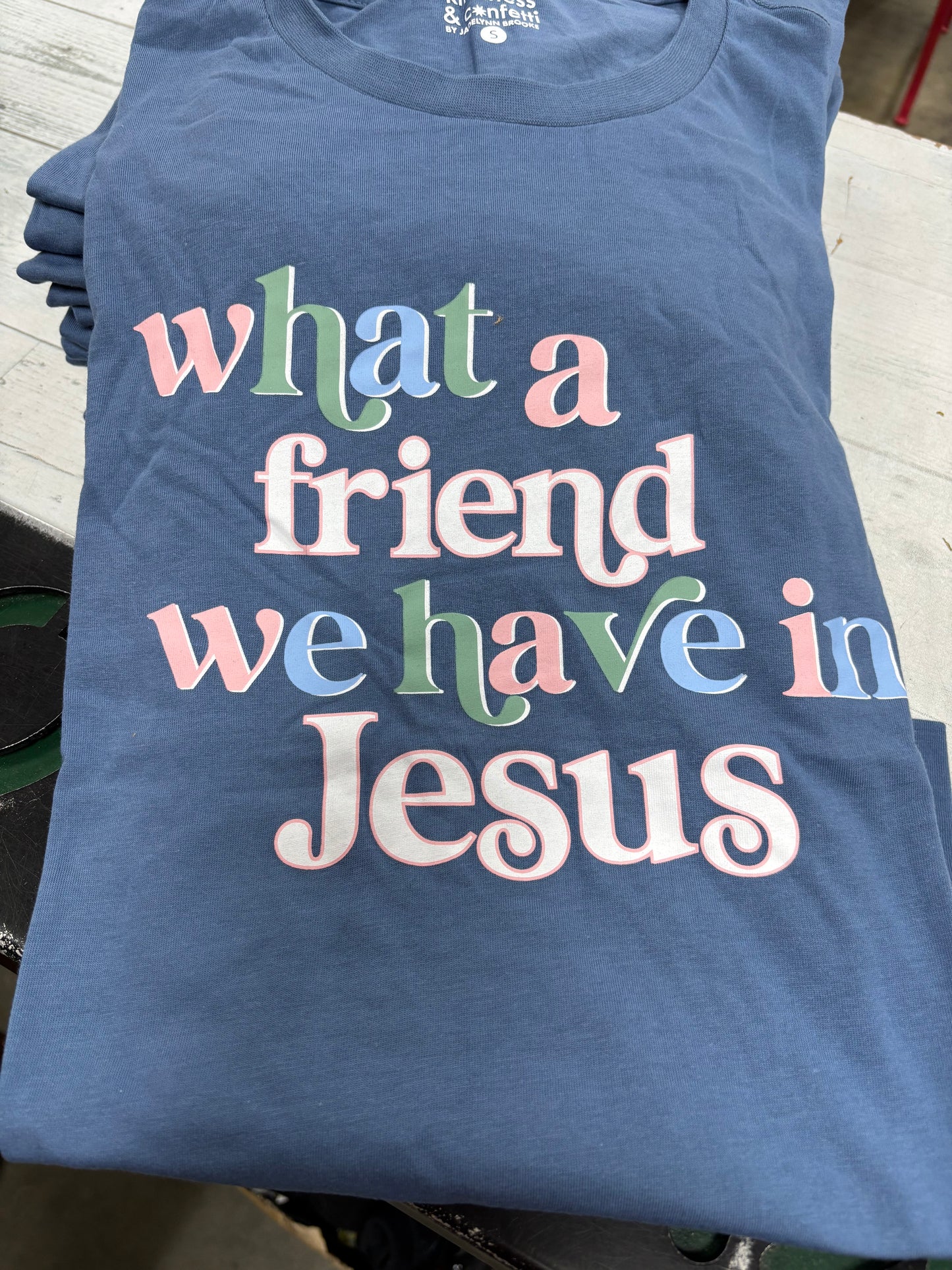 Kindness & Confetti What A Friend We Have In Jesus SS