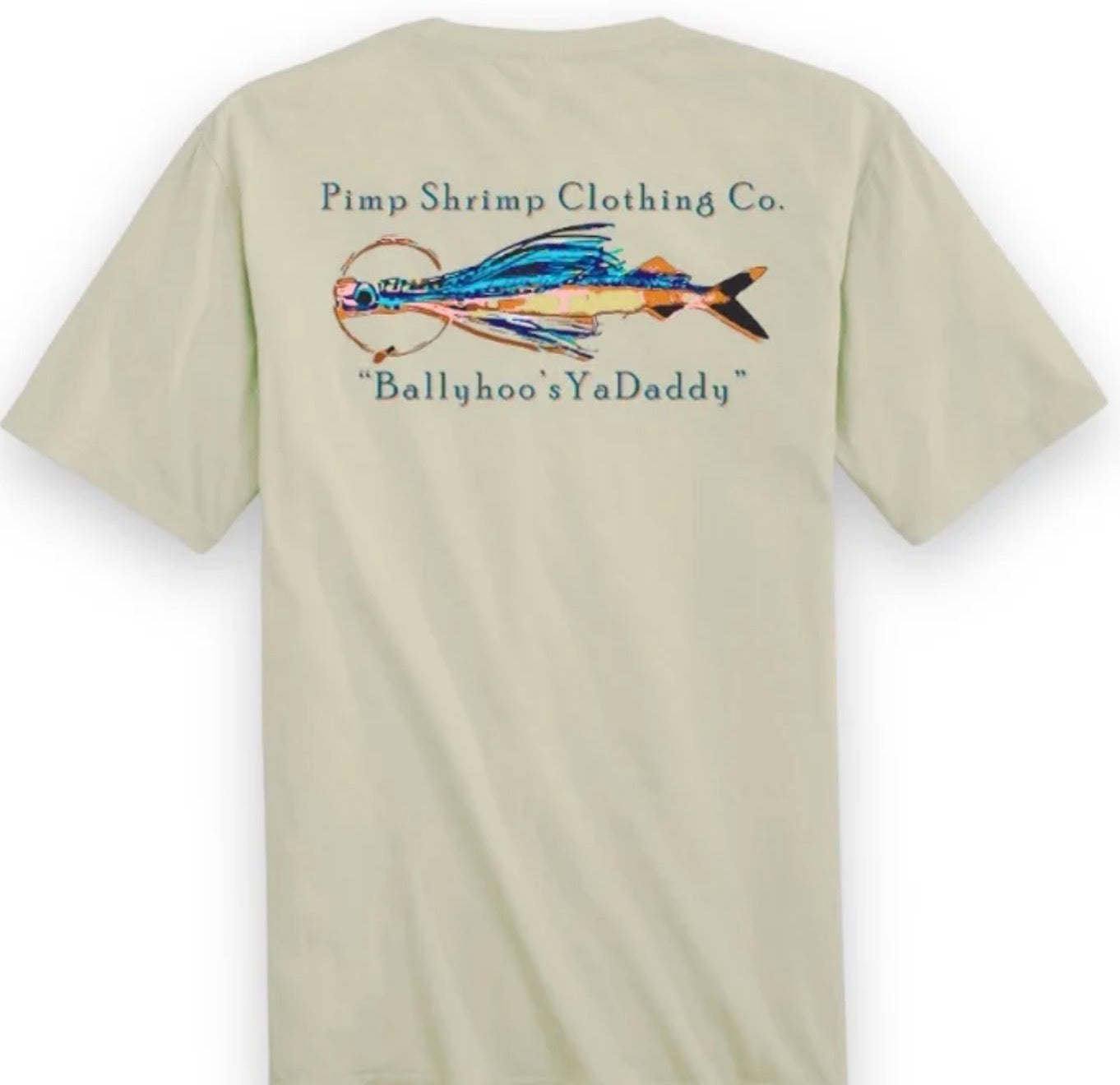 Pimp Shrimp Ballyhoo Short Sleeve Pocketed T-Shirt