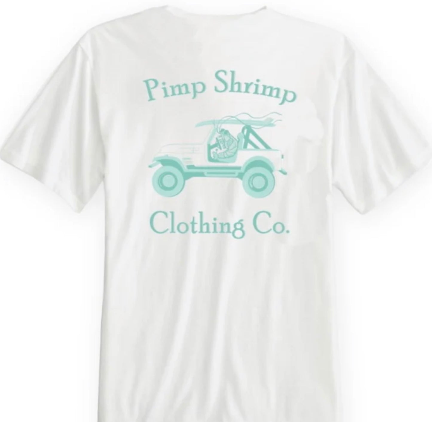 Pimp Shrimp The Jady" Off-Road Pocketed T-Shirt