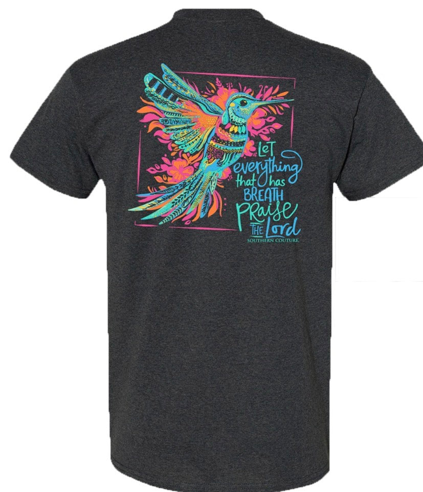 Couture Tee Company SC Classic Let Everything That Has Breath Dark Heather