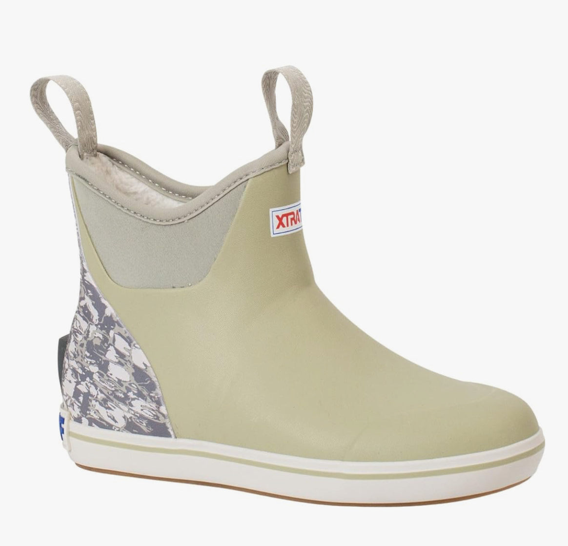 Xtratuf womens Durable Waterproof Breathable Slip-resistant 6 Inch Ankle Deck Boot Fur Lined