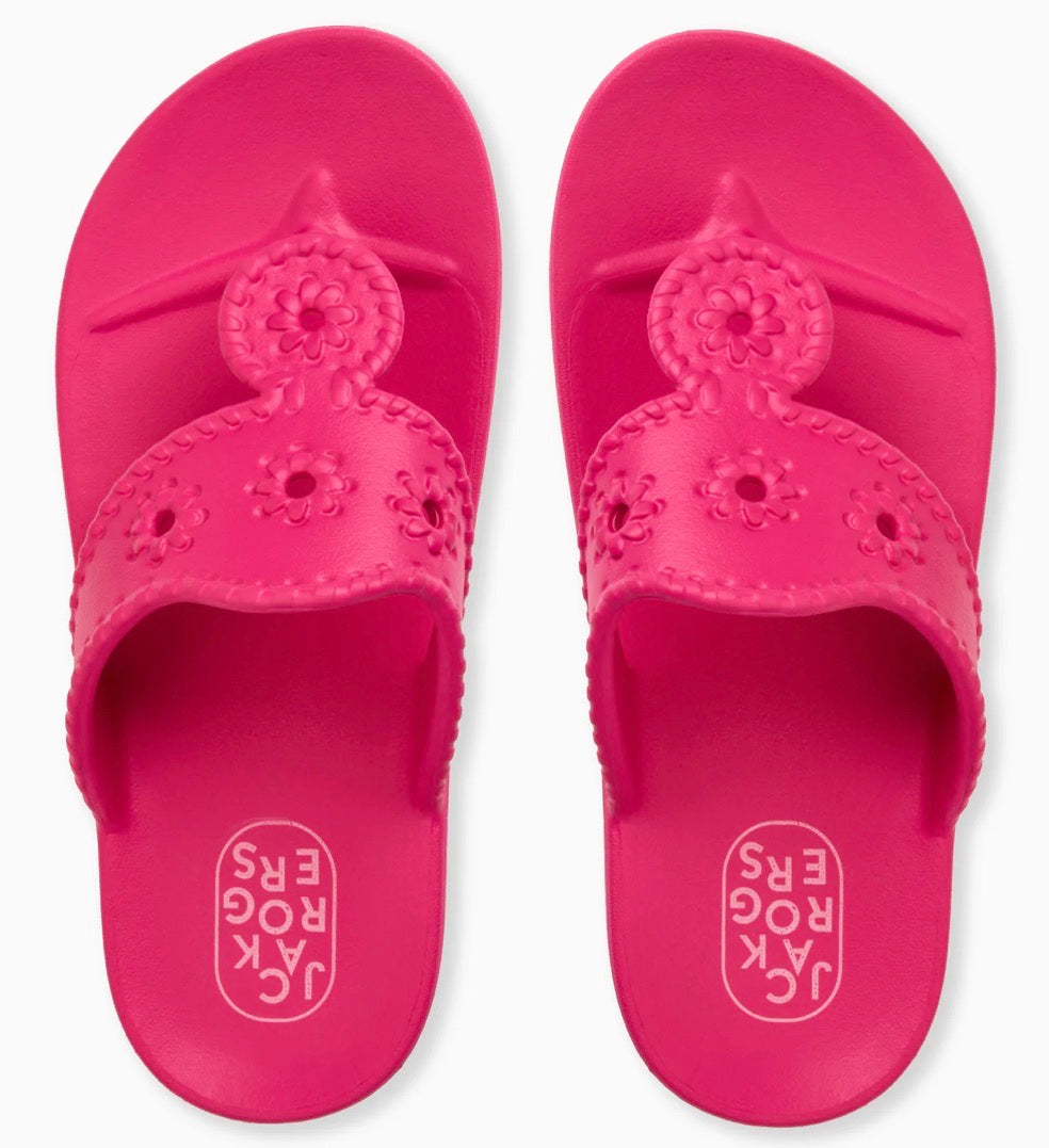 Jack Rogers Girls Jacks Waterproof Sandal  Fuchsia Pink
