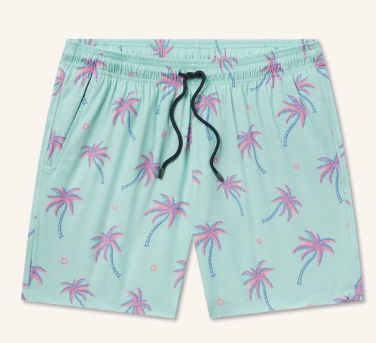 Southern Marsh FieldTe Ripstop Performance Trunk - Palms Blue
