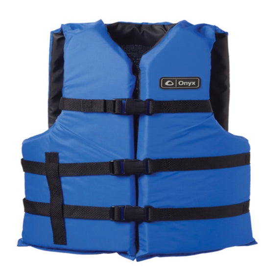 Onyx Adult Vest L/3X Blue 3Belt