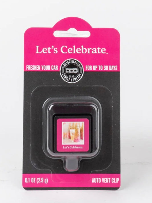 Bridgewater Lets Celebrate  Auto Vent Clip