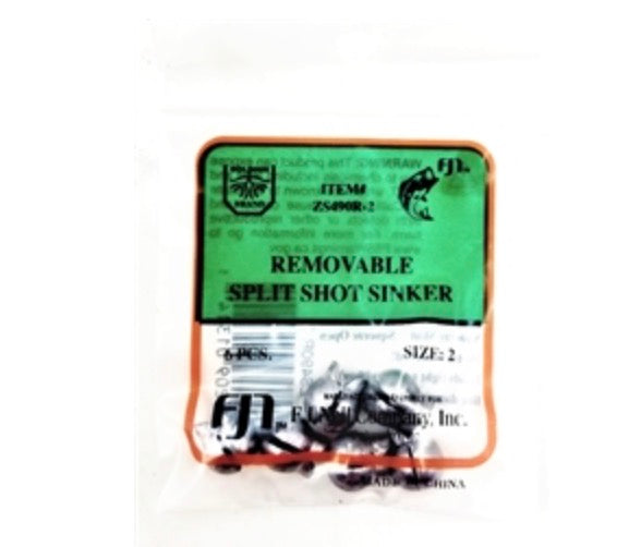 FJN ZS490R-2Removable Split Shot Sinker 6
