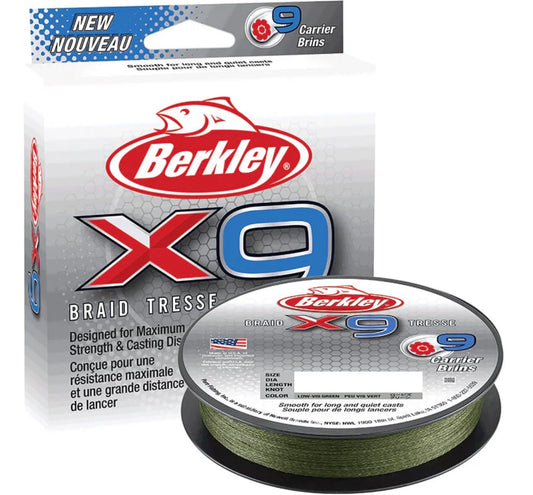Berkley Braid Tresse 15lbs 164yd low-Vis Green