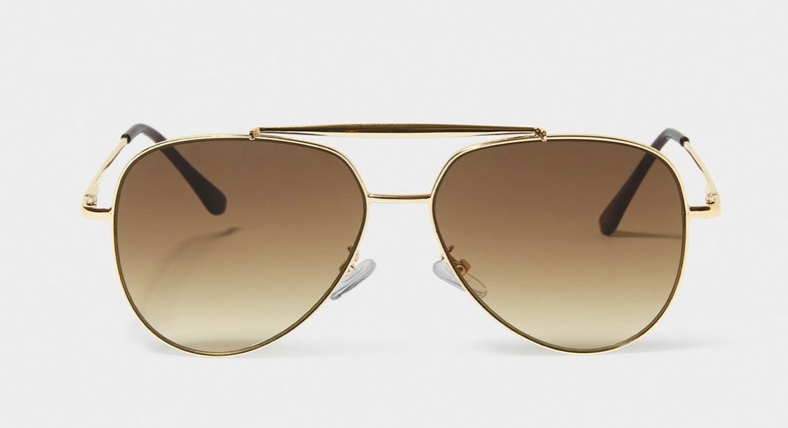 Katie Loxton Bali Sunglasses Gold Metal KLSG066