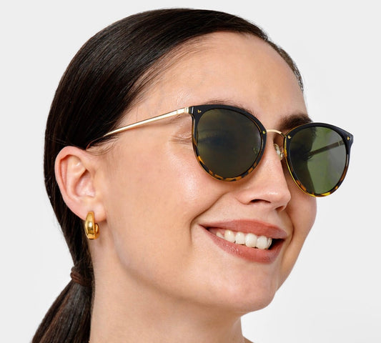 Katie Loxton Santorini Sunglasses Gradient Black Tortoiseshell  KLSG065