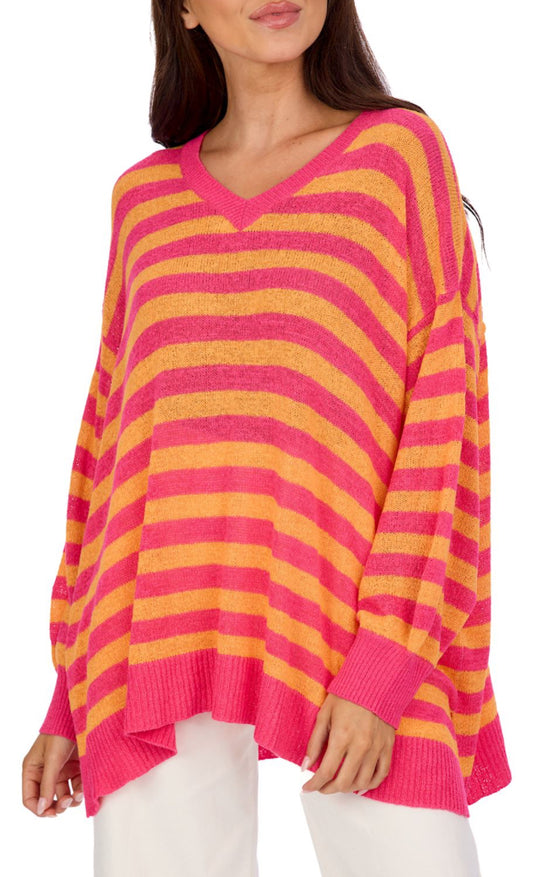 Mudpie Archie Sweater Pink