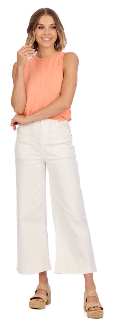 Mudpie Fritz Jeans White