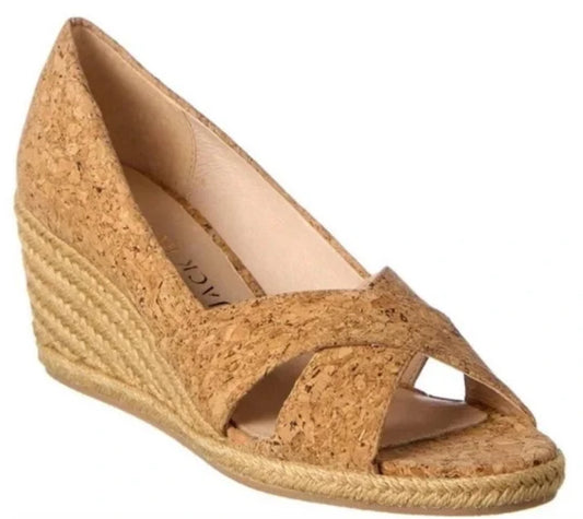 Jack Rogers Palmer Criss Cross Cork Wedge Espadrille
