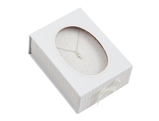 Mud Pie Silver Boxed Cross Necklace