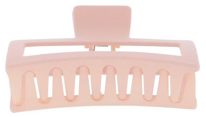 Jane Marie Dusty Pink Rectangle Large Claw Hair Clip
