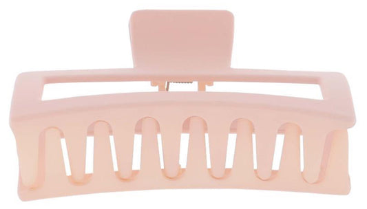 Jane Marie Dusty Pink Rectangle Large Claw Hair Clip