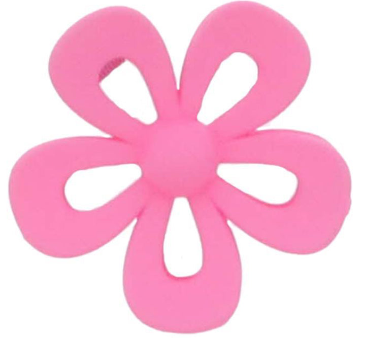 Jane Marie Hot Pink Open Flower Hair Clip