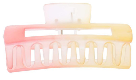 Jane Marie Orange Ombre Rectangle Hair Clip