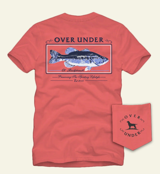 Over Under S/S BUCKETMOUTH T-SHIRT CORAL