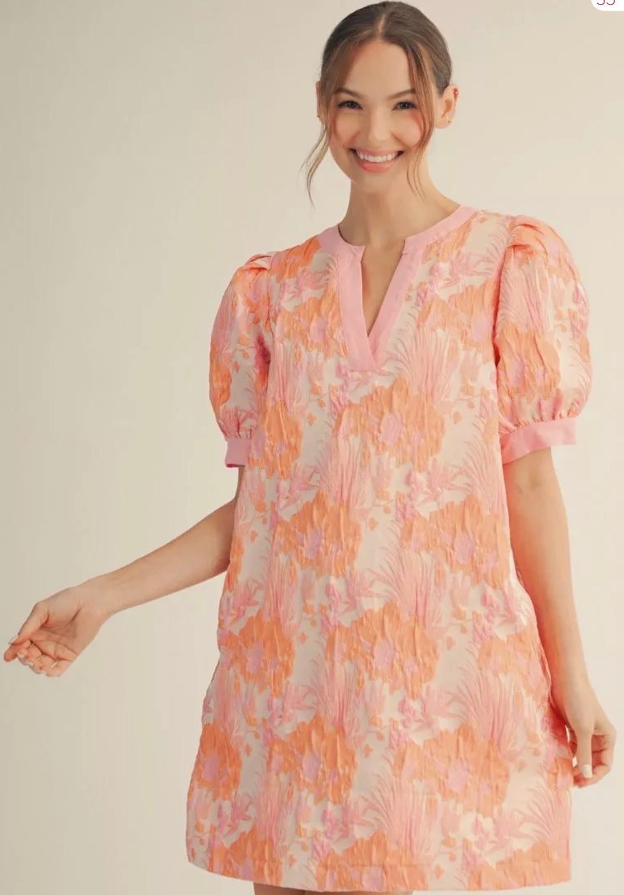 Jodifl Short Puff Sleeves Dress
