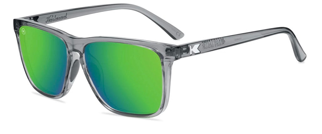 Knockaround Clear Grey/Green Moonshine Fast Lanes Sport