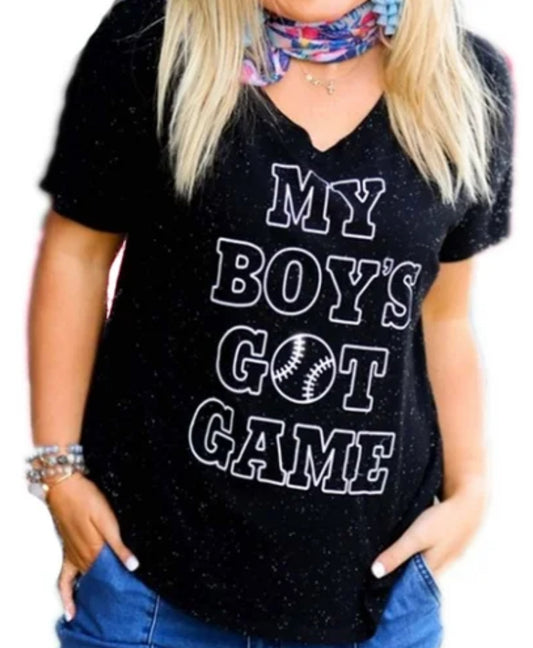 Jadelynn Brooke my boys got game tee
