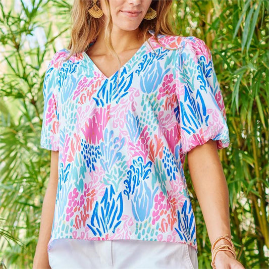 Mary Square Top Kenzie Coral Cove Royal