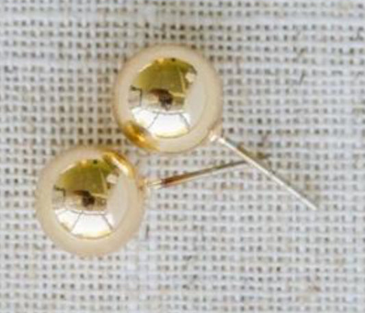 MM Grenada Medium Shiny Gold Earrings