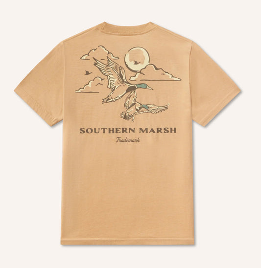 Southern marsh Seawash tee- Duck Classics