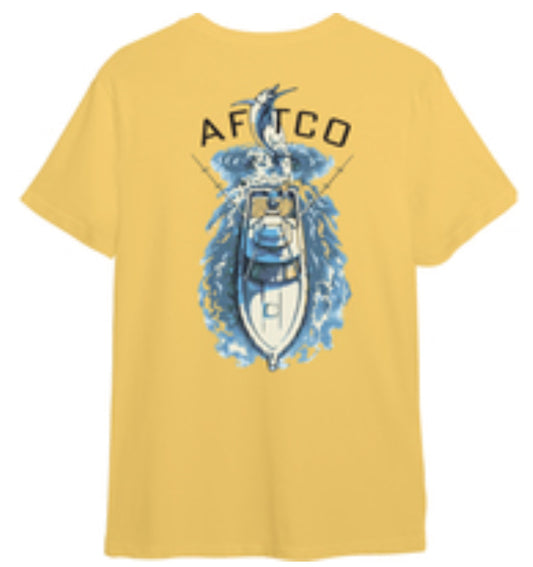 Aftco Top View Flax Tee