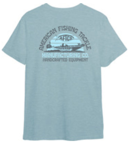 Aftco Skipping Aquifer Heather Tee
