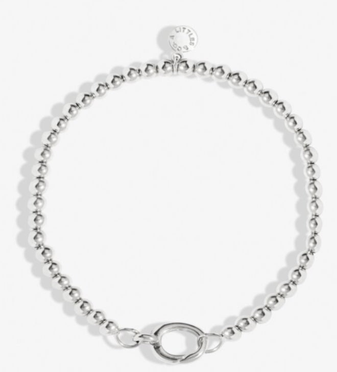 A Littles & Co. Charm Bar 1 Charm Clasp 4mm Stretch Bracelet