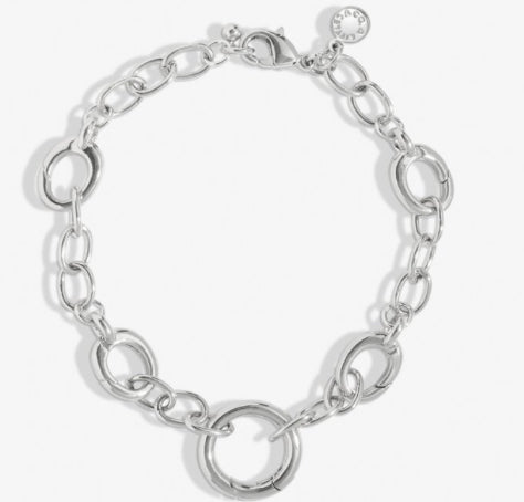 A Littles & Co. 5 Charm Clasps Chunky Cable Chain Bracelet