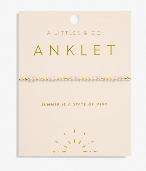 A Littles & Co. Anklet Pearl