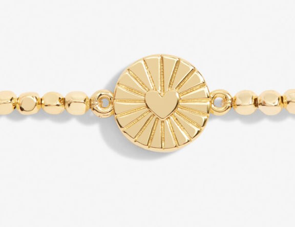 A Littles & Co. Heart Gold Tone Plated Anklet