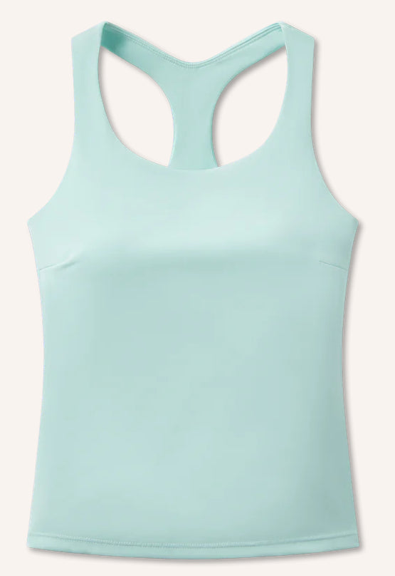 Southern Marsh Tara Performance Racerback Tank Antiqua Blue