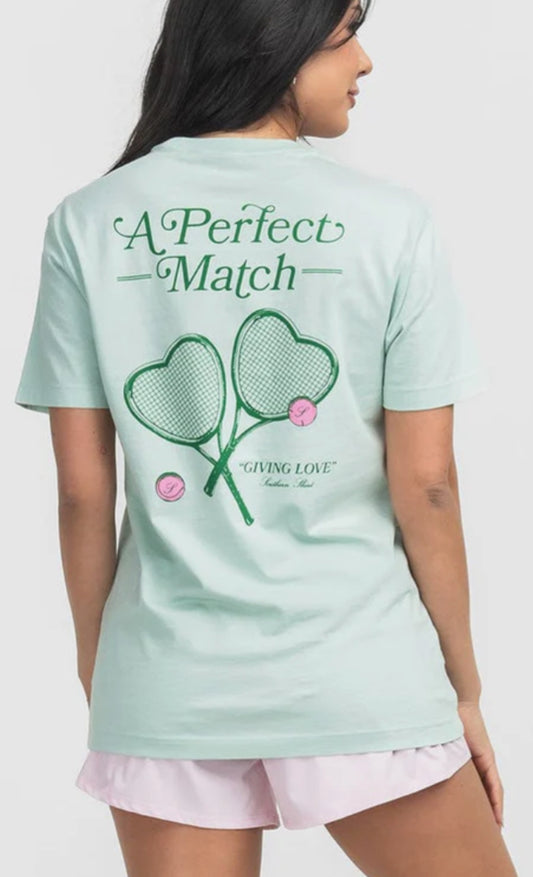 Southern Shirt Company A Perfect Match Tee SS Cool Mint