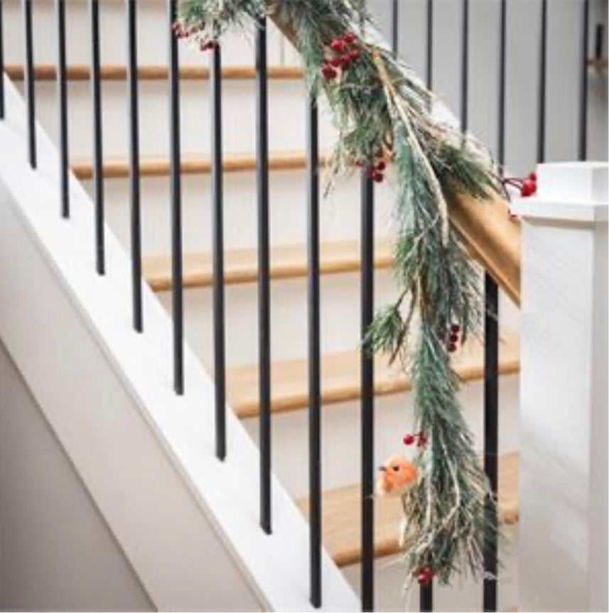 Evergreen Snowbirds Garland 72” Long