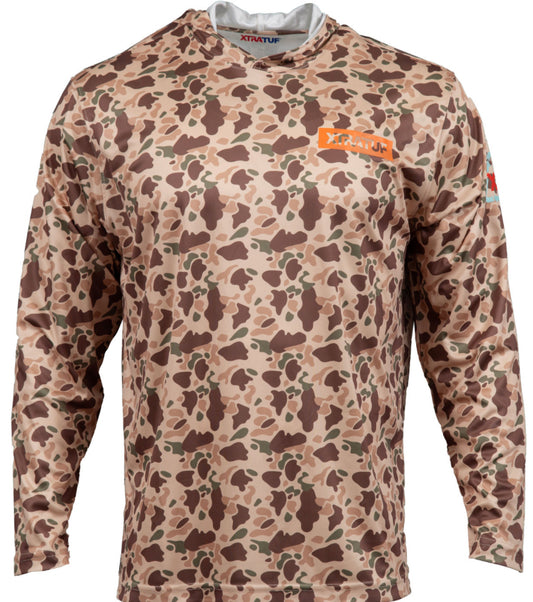 Xtratuf UNISEX LONG SLEEVE HOODIE DUCK CAMO