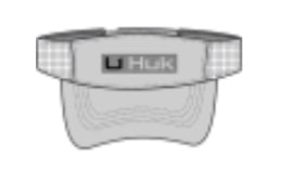 HUK Side Arm Visor Harbor Mist