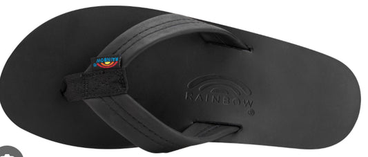 Rainbow Black Classic Leather Single Layer Arch