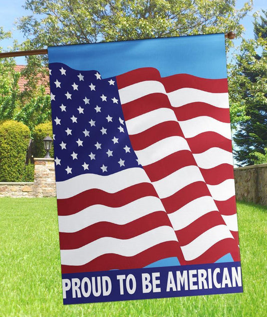 Magnolia Garden Flag proud to be American 29x42