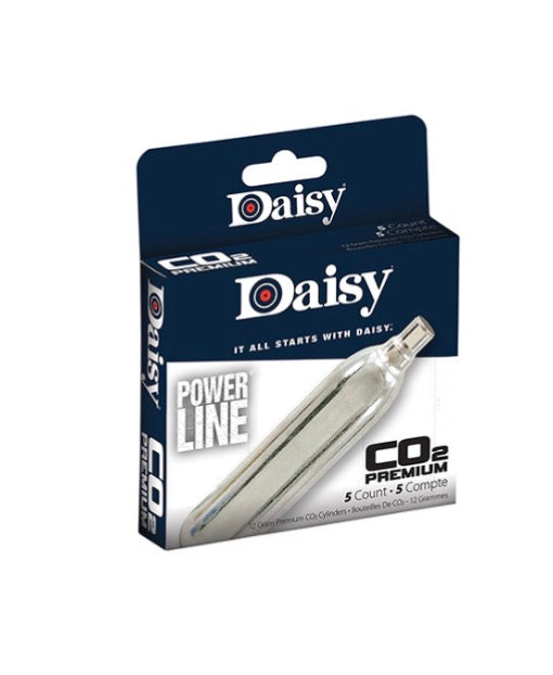 Daisy 997580611 Powerline CO2 Cylinder 12gram 5/Pack