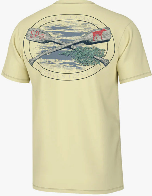 Southern Point Co. Weathered Oars Short Sleeve Tee Sunlight