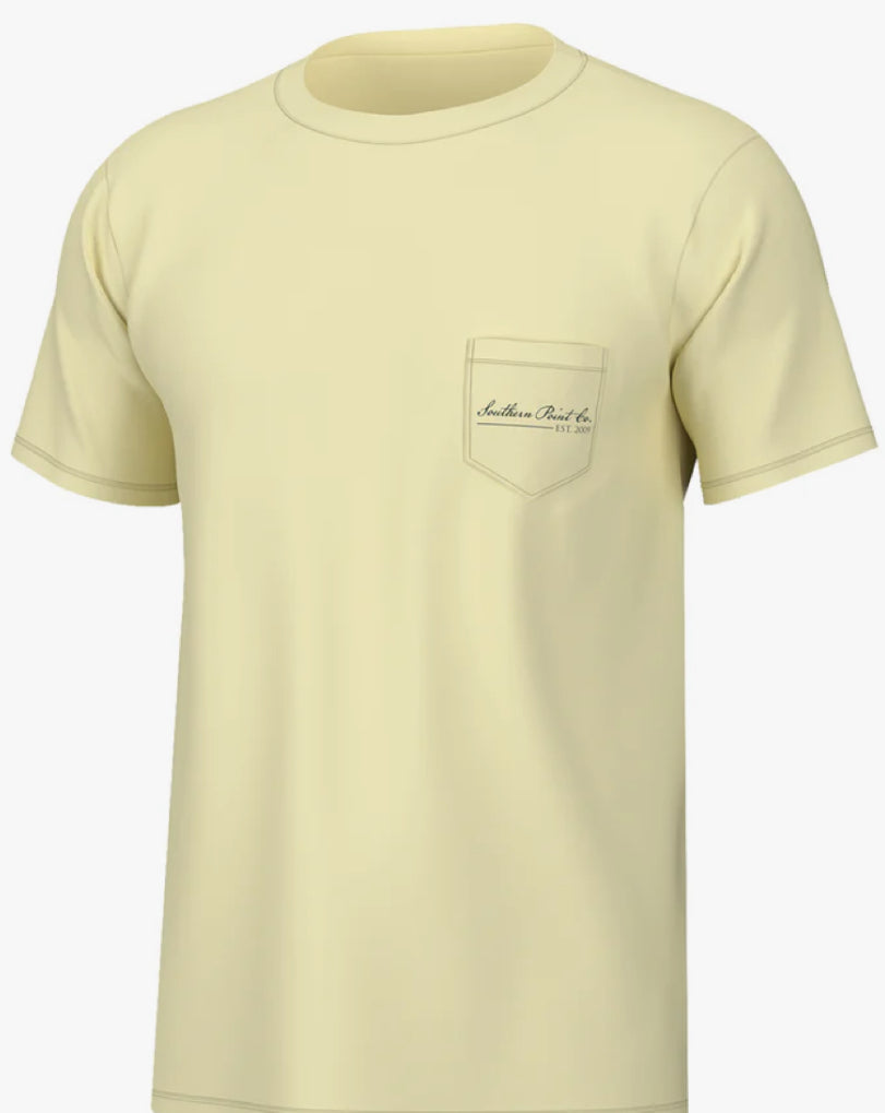 Southern Point Co. Weathered Oars Short Sleeve Tee Sunlight