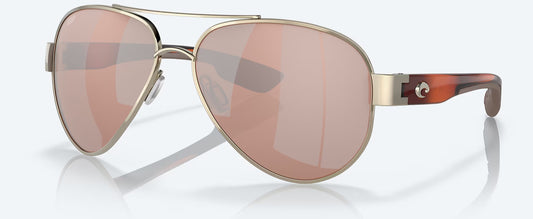 Costa Del Mar South Point 84 Rose Gold Copper Silver Mirror 580 p