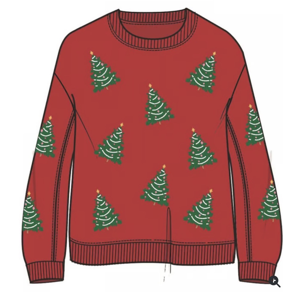 Mary Square Merry Trees Sarah Sweatshirt